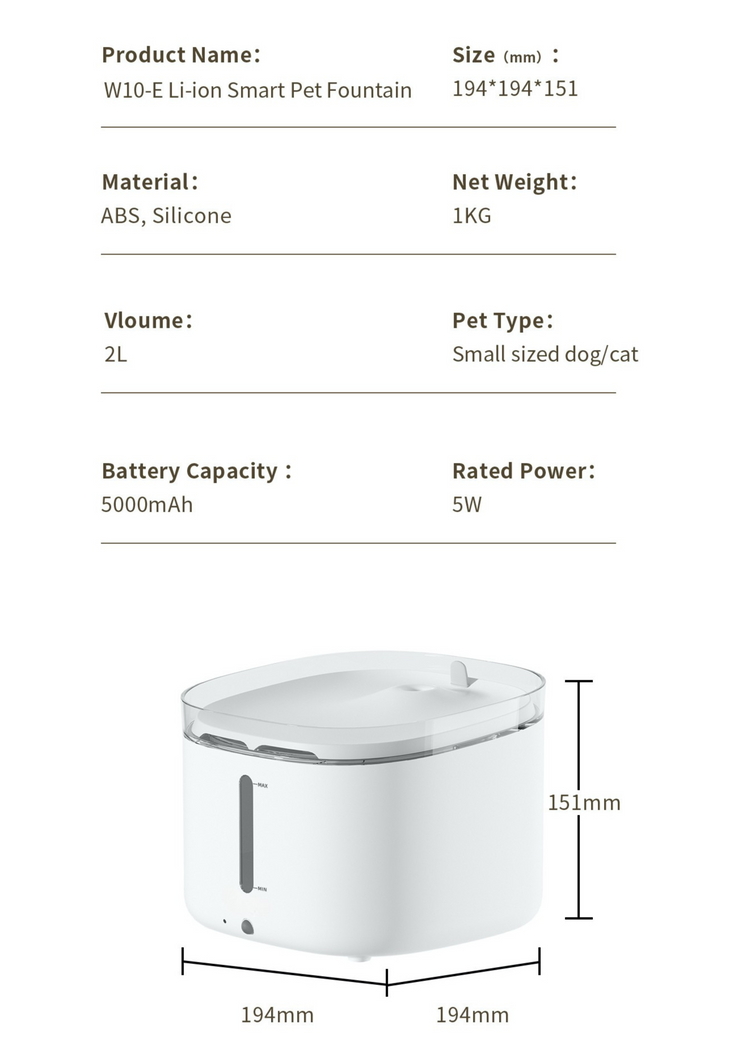 Smart Pet Fountain - PAWIPALI