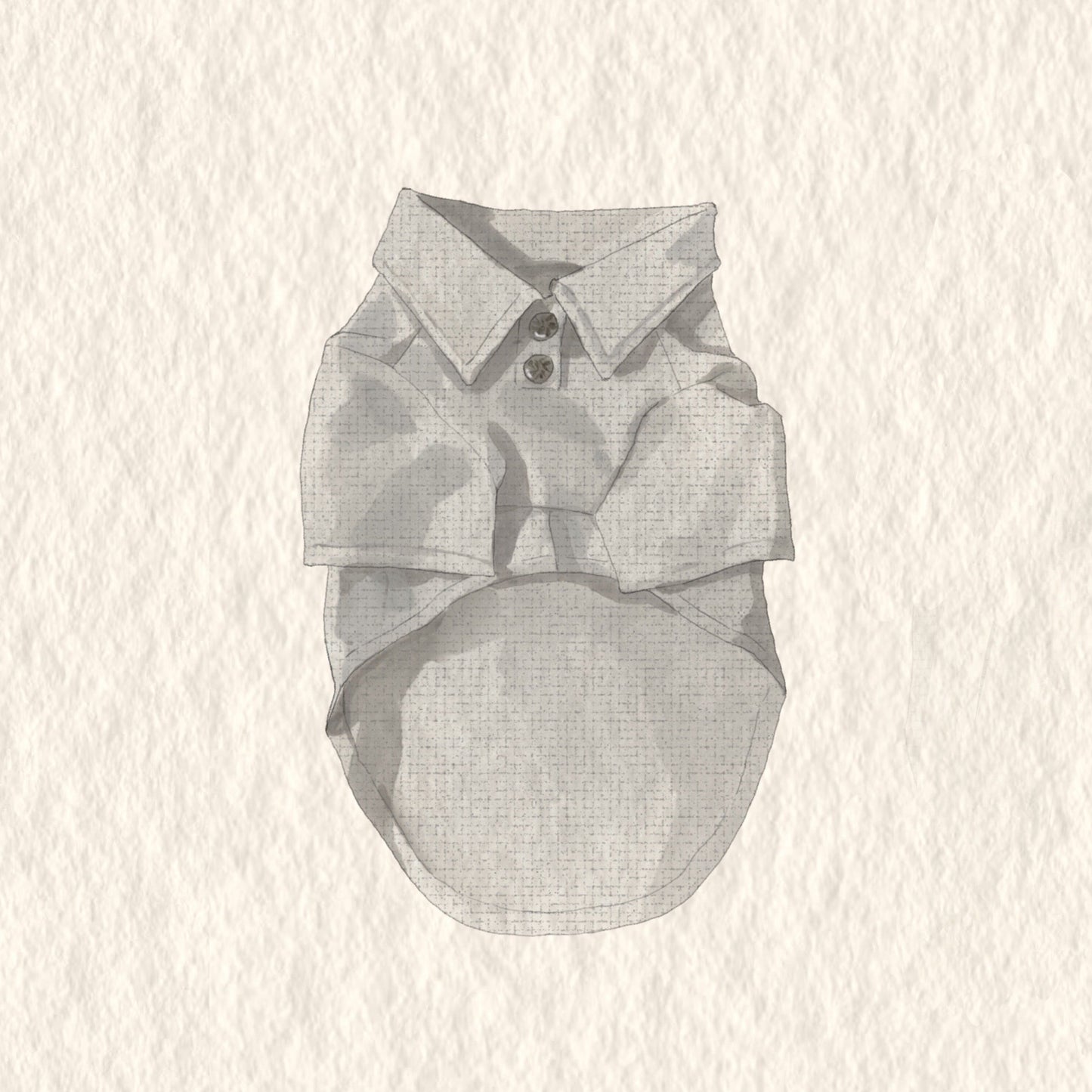 Grey breathable dog summer T-shirt - PAWIPALI