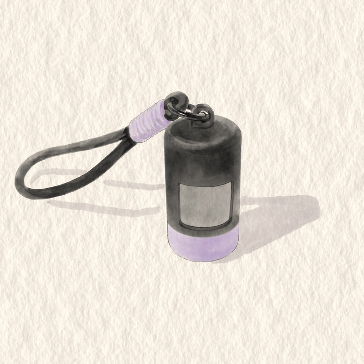 Purple Poop Bag Carrier - PAWIPALI