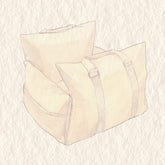 Beige Car pet bed