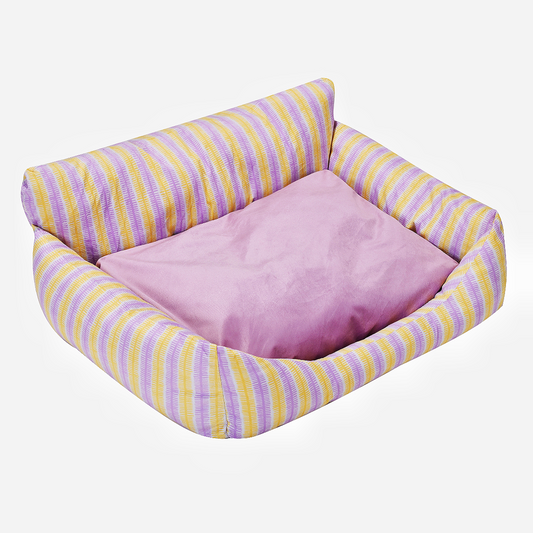 Sunshine & Lavender Velvet Pet Sofa