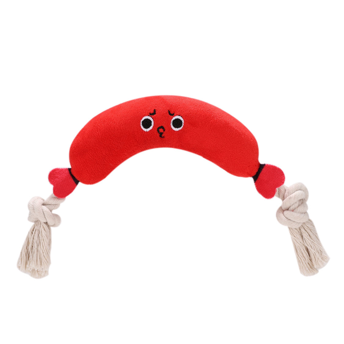 Sausage-Shaped Tug & Play Dog Toy - PAWIPALI