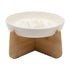 PAWIPALI Mint Green Slow Feeder Cat Bowl Ceramic with Stand - PAWIPALI