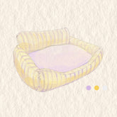 Sunshine & Lavender Velvet Pet Sofa - PAWIPALI