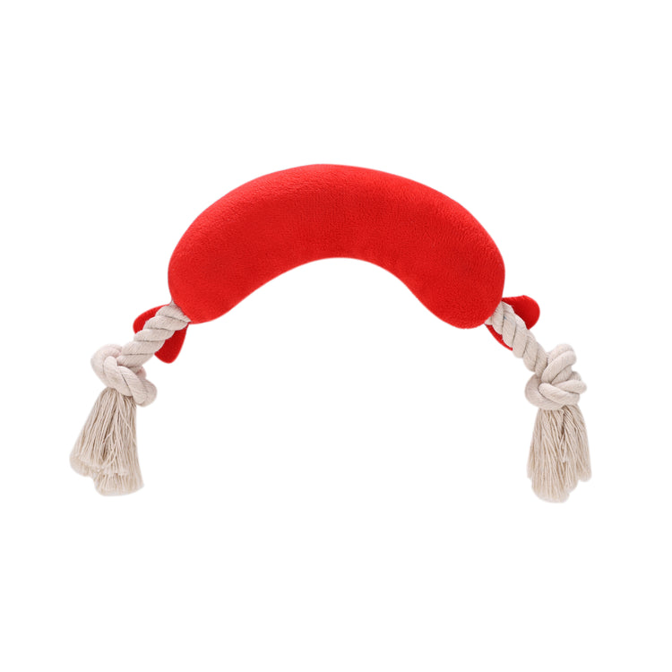 Sausage-Shaped Tug & Play Dog Toy - PAWIPALI